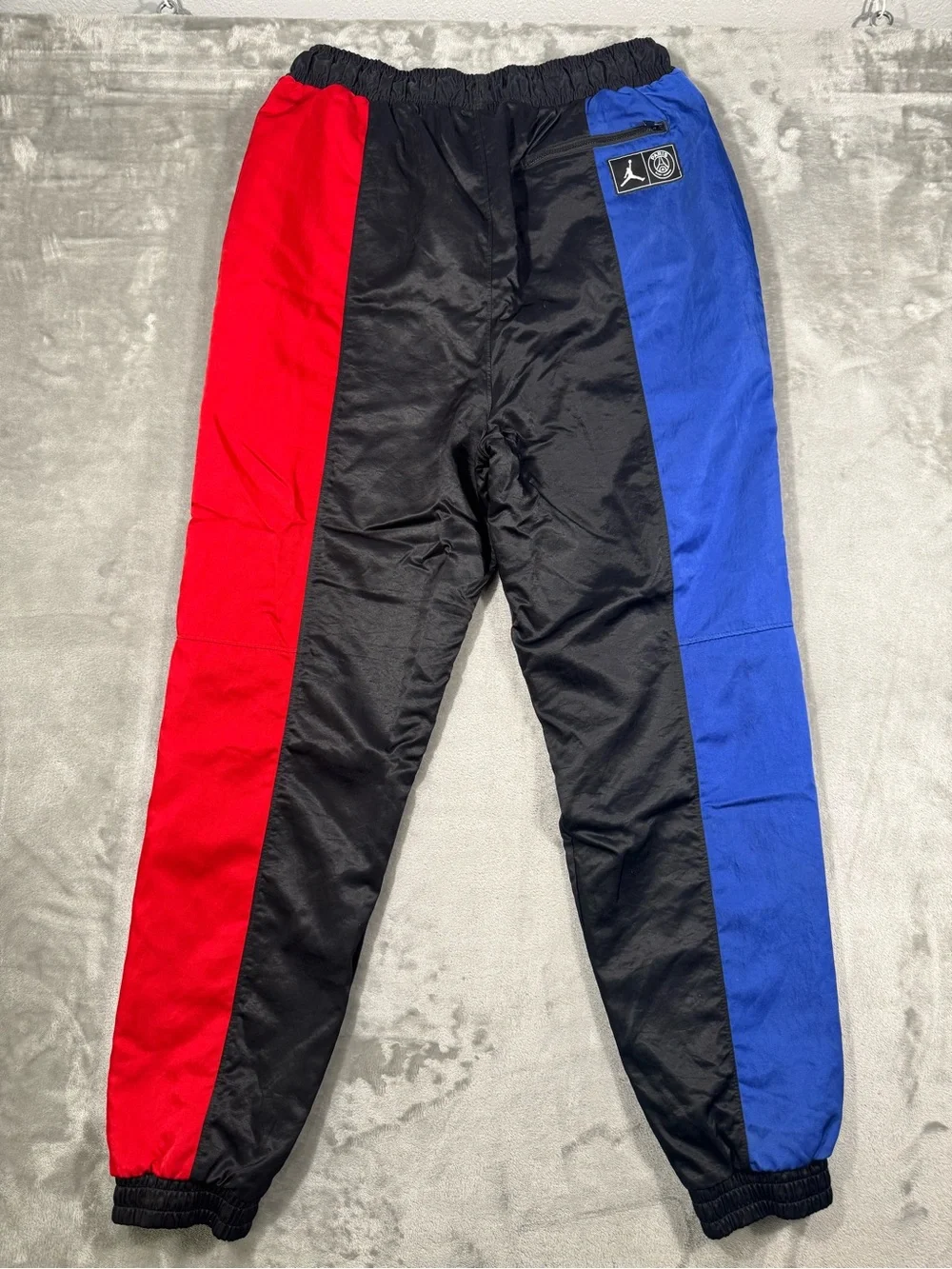 Air Jordan Paris Saint Germain Black Red Blue Track Pants Men's L
